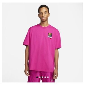 Nike Sportswear Max90 Men's XL Loose Fit Active Pink Graphic Tee